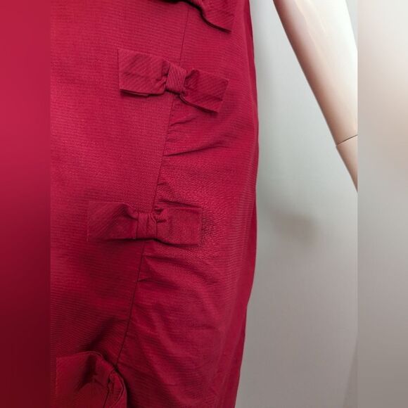 Moulinette Soeurs Red Cascading Bow Dress – Size 8 – Anthropologie - Picture 5 of 10